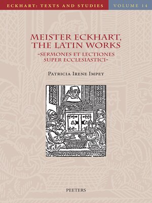 cover image of Meister Eckhart, the Latin Works
